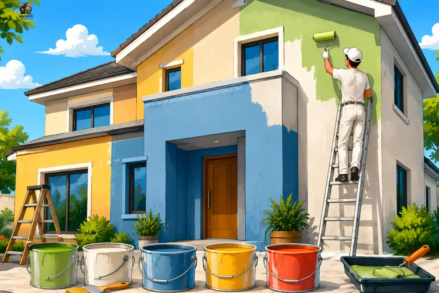 Tipos de pinturas de exterior