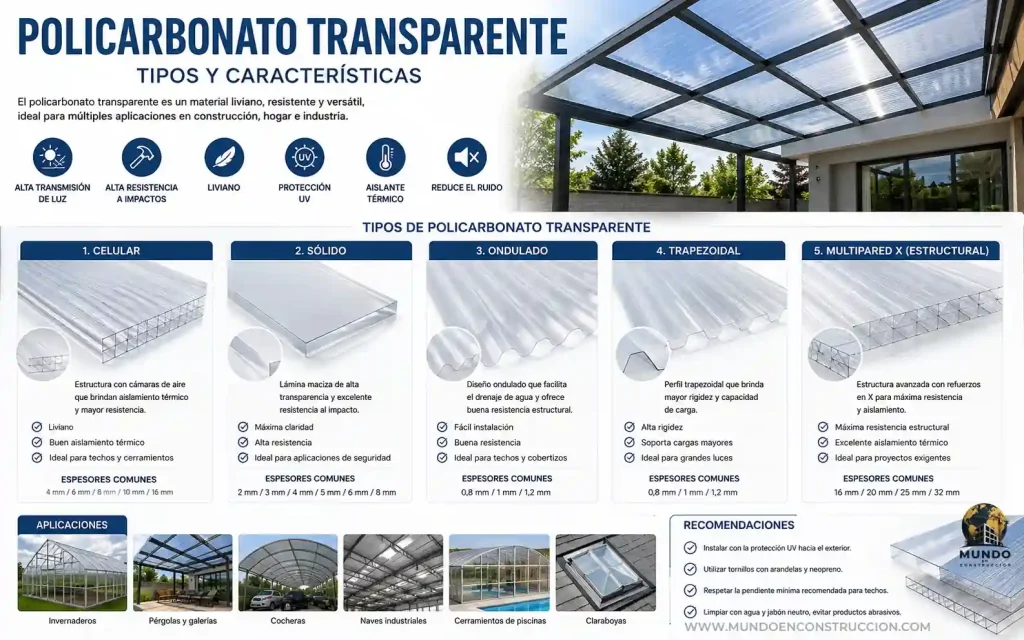 policarbonato transparente